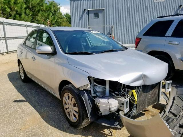 KNAFU4A23A5059311 - 2010 KIA FORTE EX SILVER photo 1