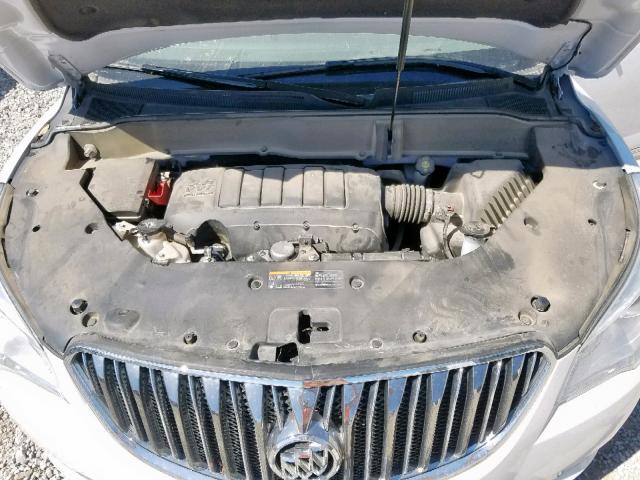 5GAKVCKD3GJ125494 - 2016 BUICK ENCLAVE WHITE photo 7