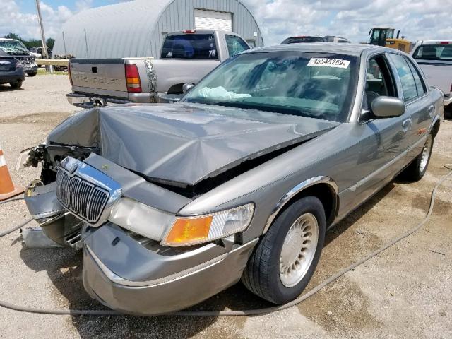 2MEFM75W2YX658418 - 2000 MERCURY GRAND MARQ GRAY photo 2