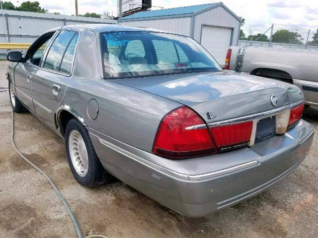 2MEFM75W2YX658418 - 2000 MERCURY GRAND MARQ GRAY photo 3