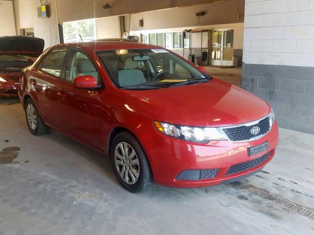 KNAFU4A26D5680501 - 2013 KIA FORTE EX RED photo 1