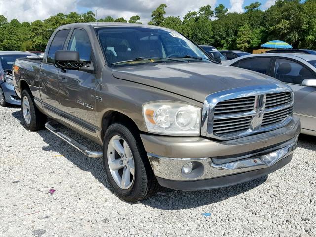 1D7HA18257J570663 - 2007 DODGE RAM 1500 S GOLD photo 1