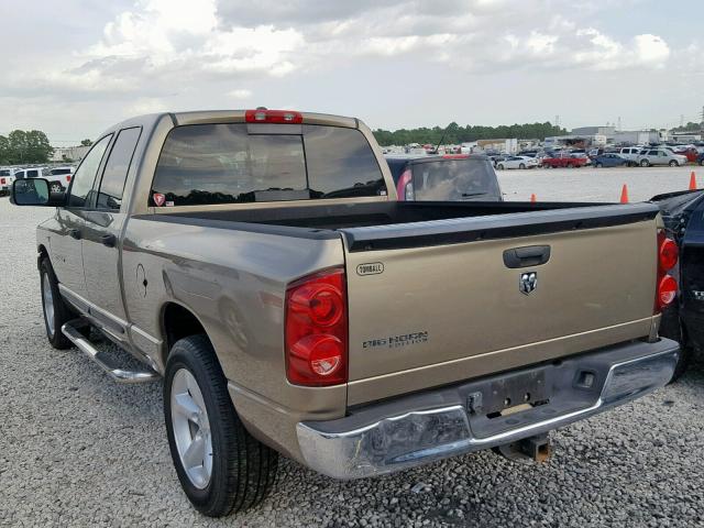 1D7HA18257J570663 - 2007 DODGE RAM 1500 S GOLD photo 3