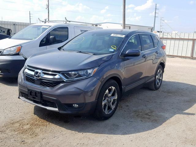 5J6RW1H81KA034977 - 2019 HONDA CR-V EXL GRAY photo 2