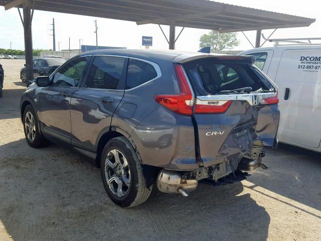 5J6RW1H81KA034977 - 2019 HONDA CR-V EXL GRAY photo 3