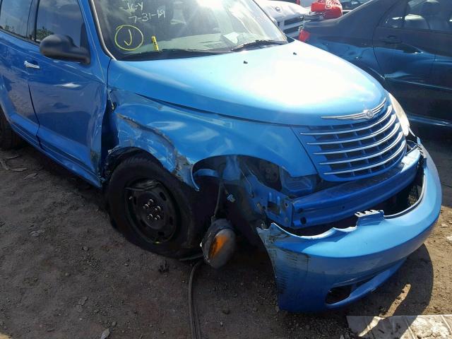 3A8FY48B18T104262 - 2008 CHRYSLER PT CRUISER BLUE photo 9