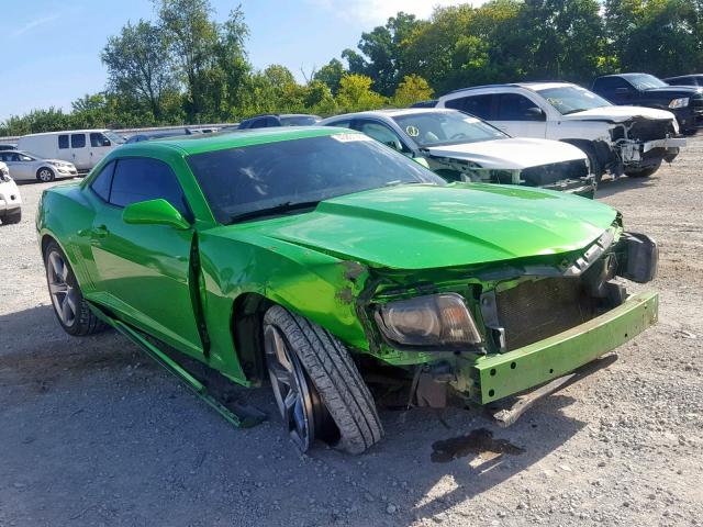 2G1FK1EJ0B9116361 - 2011 CHEVROLET CAMARO 2SS GREEN photo 1