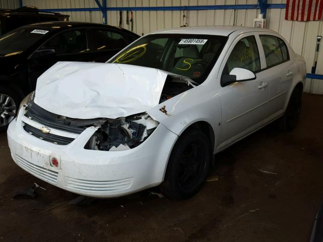 1G1AL58F087152048 - 2008 CHEVROLET COBALT LT WHITE photo 2