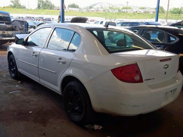 1G1AL58F087152048 - 2008 CHEVROLET COBALT LT WHITE photo 3