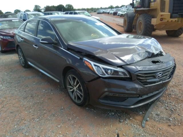 5NPE34AB5FH230925 - 2015 HYUNDAI SONATA SPO GRAY photo 1