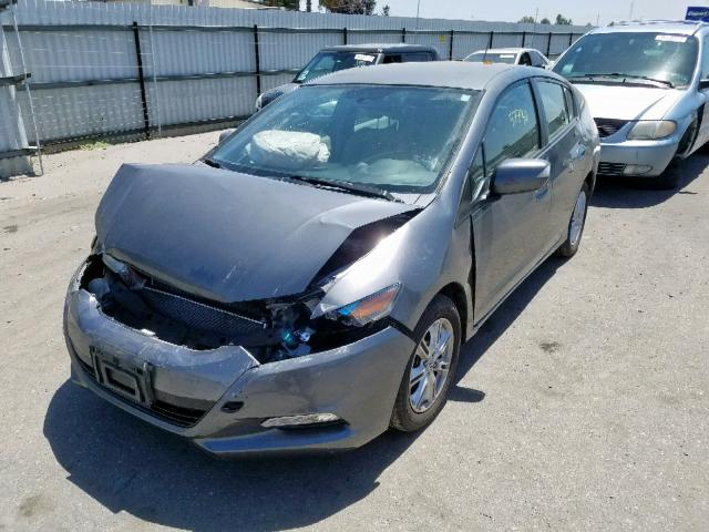 JHMZE2H71BS011049 - 2011 HONDA INSIGHT EX GRAY photo 2