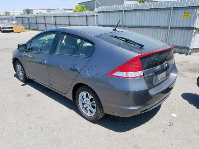 JHMZE2H71BS011049 - 2011 HONDA INSIGHT EX GRAY photo 3