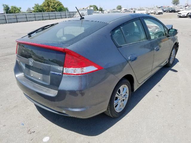 JHMZE2H71BS011049 - 2011 HONDA INSIGHT EX GRAY photo 4