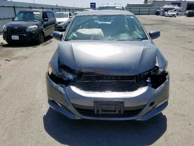 JHMZE2H71BS011049 - 2011 HONDA INSIGHT EX GRAY photo 9