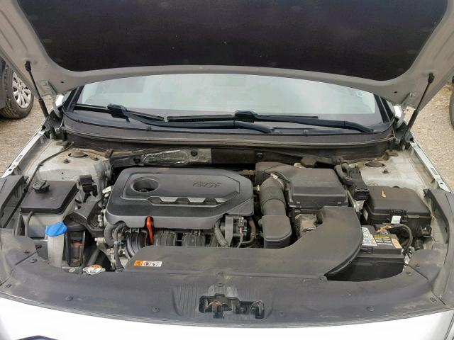 5NPE34AF1GH295517 - 2016 HYUNDAI SONATA SPO SILVER photo 7