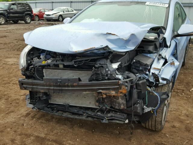 KMHDH6AE9DU016330 - 2013 HYUNDAI ELANTRA CO BLUE photo 9