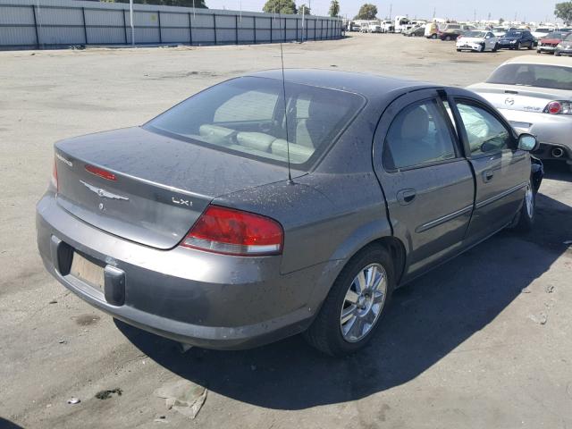 1C3EL56R34N109100 - 2004 CHRYSLER SEBRING LX BLUE photo 4