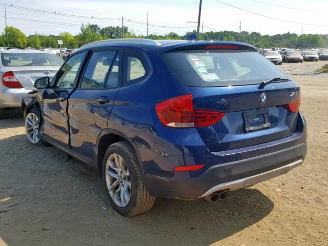 WBAVL1C55FVY24966 - 2015 BMW X1 XDRIVE2 BLUE photo 3