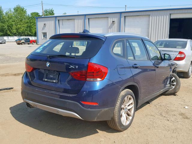 WBAVL1C55FVY24966 - 2015 BMW X1 XDRIVE2 BLUE photo 4