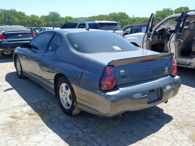 2G1WX12K159148982 - 2005 CHEVROLET MONTE CARL GRAY photo 3