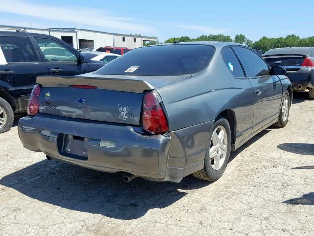 2G1WX12K159148982 - 2005 CHEVROLET MONTE CARL GRAY photo 4