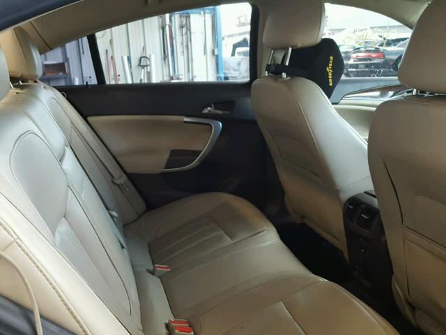 2G4GS5EV2D9178848 - 2013 BUICK REGAL PREM WHITE photo 6