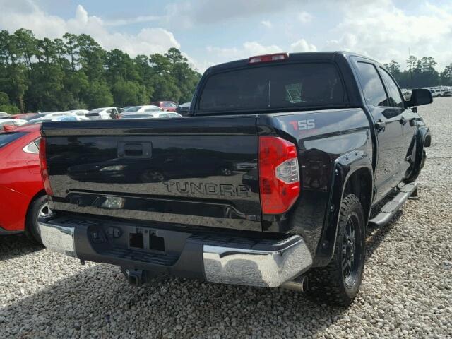 5TFEY5F11FX174591 - 2015 TOYOTA TUNDRA CRE BLACK photo 4