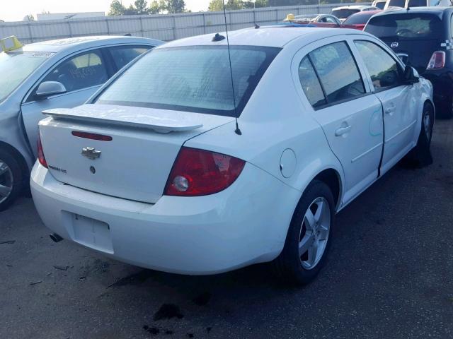 1G1AL52F657510693 - 2005 CHEVROLET COBALT LS WHITE photo 4