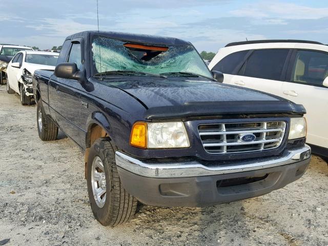 1FTYR44E02PA26307 - 2002 FORD RANGER SUP BLACK photo 1