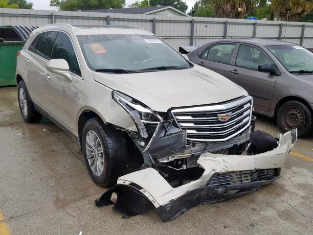 1GYKNBRS0HZ122675 - 2017 CADILLAC XT5 LUXURY GOLD photo 1