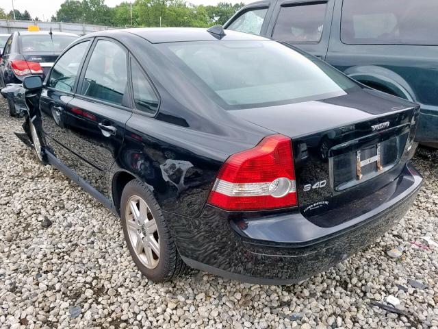 YV1MS382562223595 - 2006 VOLVO S40 2.4I BLACK photo 3