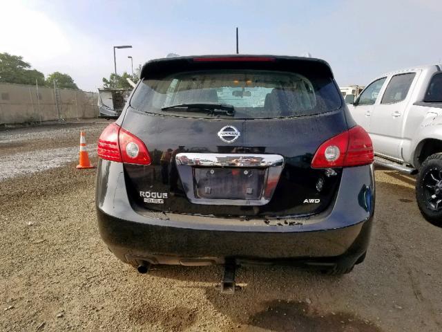 JN8AS5MV6EW716315 - 2014 NISSAN ROGUE SELE BLACK photo 9