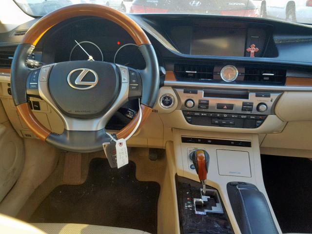 JTHBW1GG0D2007040 - 2013 LEXUS ES 300H GRAY photo 9