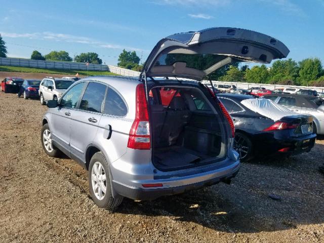 5J6RE4H45BL059581 - 2011 HONDA CR-V SE BLUE photo 3