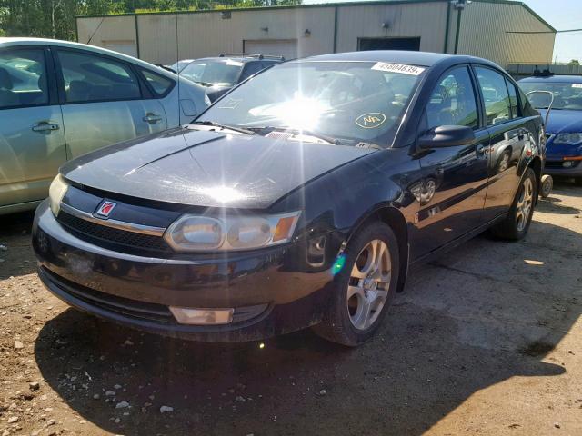 1G8AL52F04Z110567 - 2004 SATURN ION LEVEL BLACK photo 2