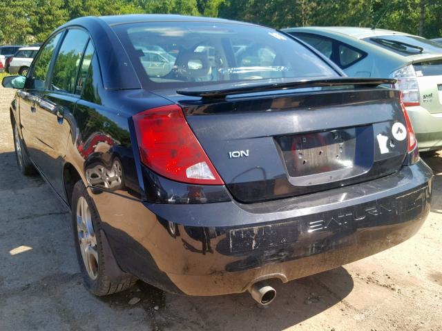 1G8AL52F04Z110567 - 2004 SATURN ION LEVEL BLACK photo 3