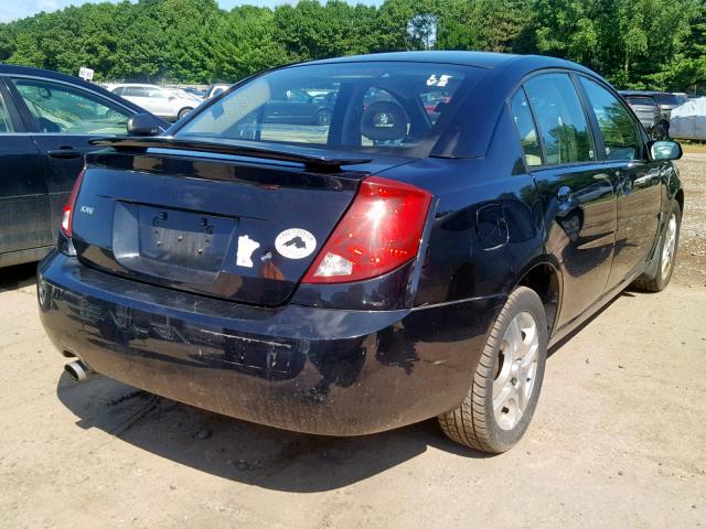 1G8AL52F04Z110567 - 2004 SATURN ION LEVEL BLACK photo 4