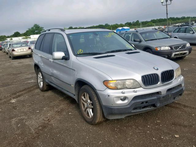 5UXFA13545LY09333 - 2005 BMW X5 3.0I GRAY photo 1