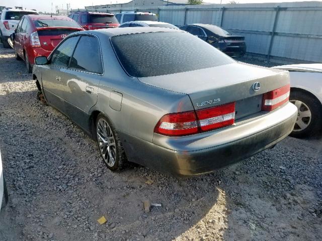 JT8BF28G410327019 - 2001 LEXUS ES 300 GREEN photo 3