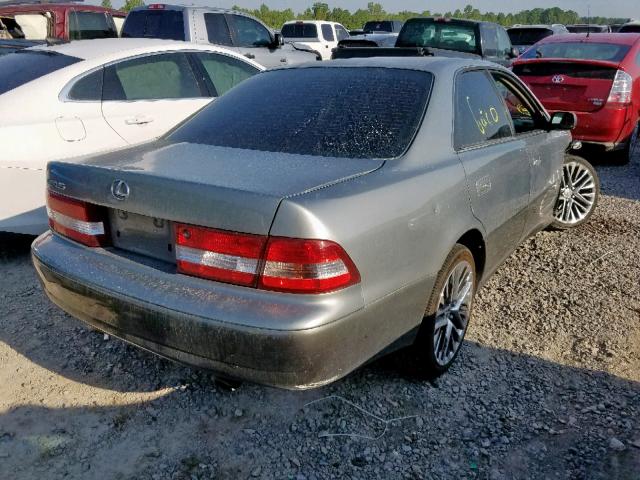 JT8BF28G410327019 - 2001 LEXUS ES 300 GREEN photo 4