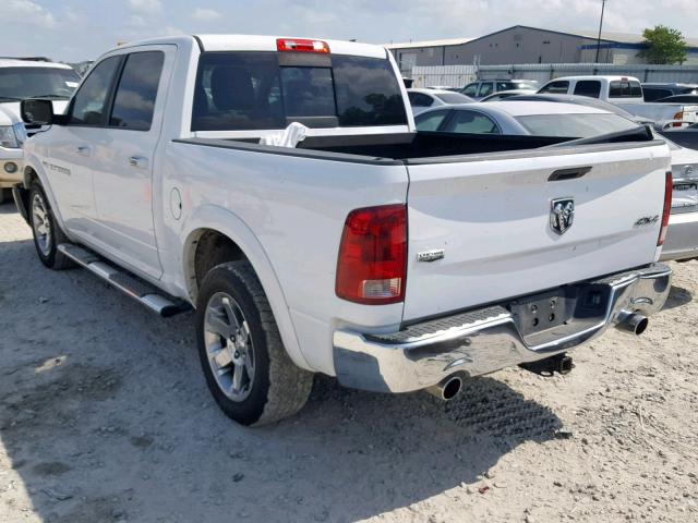 1C6RD7NT4CS328562 - 2012 DODGE RAM 1500 L WHITE photo 3