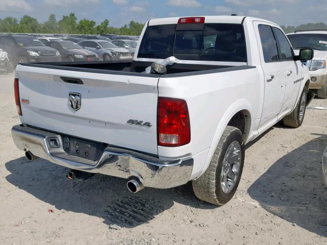 1C6RD7NT4CS328562 - 2012 DODGE RAM 1500 L WHITE photo 4