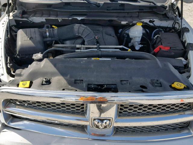 1C6RD7NT4CS328562 - 2012 DODGE RAM 1500 L WHITE photo 7