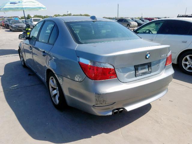 WBANE53596CK79092 - 2006 BMW 525 I GRAY photo 3