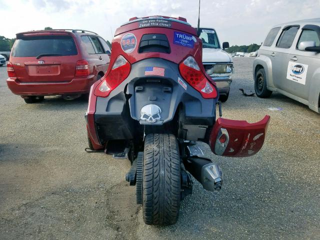 2BXNBSS27GV004606 - 2016 CAN-AM SPYDER RT RED photo 9