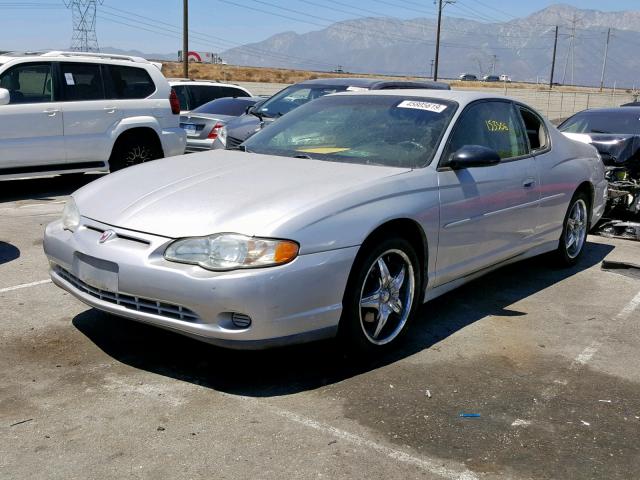 2G1WW12E539287927 - 2003 CHEVROLET MONTE CARL ვერცხლისფერი ფოტო 2