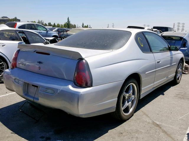 2G1WW12E539287927 - 2003 CHEVROLET MONTE CARL ვერცხლისფერი ფოტო 4