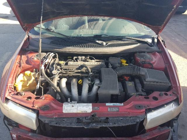 1B3EJ46X2VN569376 - 1997 DODGE STRATUS RED photo 7