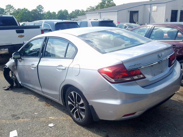 19XFB2F92DE080677 - 2013 HONDA CIVIC EXL 银色 照片 3