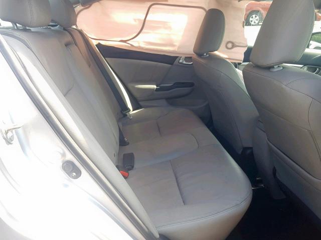 19XFB2F92DE080677 - 2013 HONDA CIVIC EXL 银色 照片 6